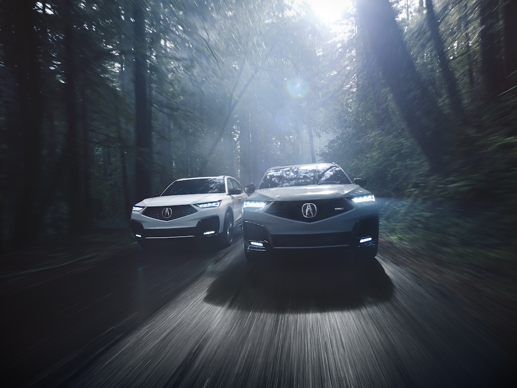 2025 Acura MDX, A-spec to the left, Type S to the Right. Image courtesy of Acura.