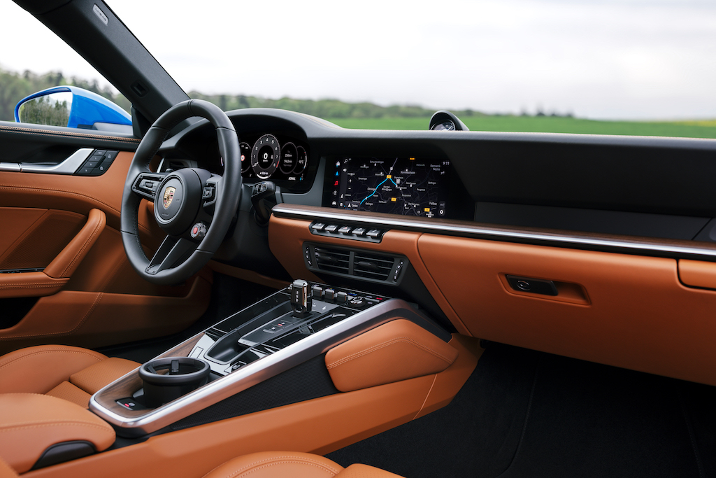 2025 Porsche 911 Carrera. Interior. Image courtesy of Porsche