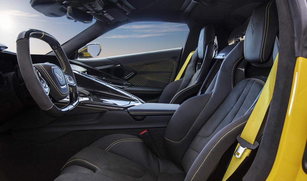 2025 Chevrolet Corvette ZR1 Coupe. Interior. Image courtesy of Chevrolet.