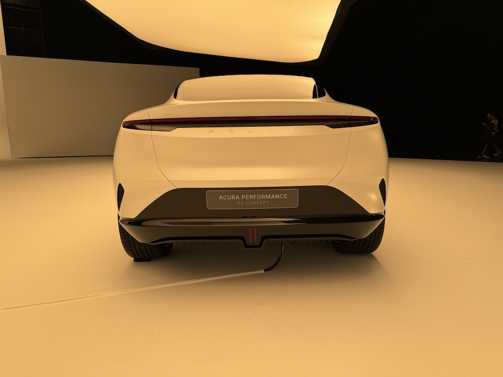 Acura Performance EV Concept, rear, image by Robin Warner