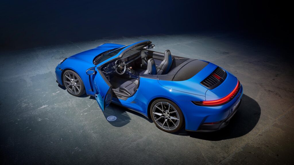 2025 Porsche 911 Carrera T, cabriolet. Image courtesy of Porsche