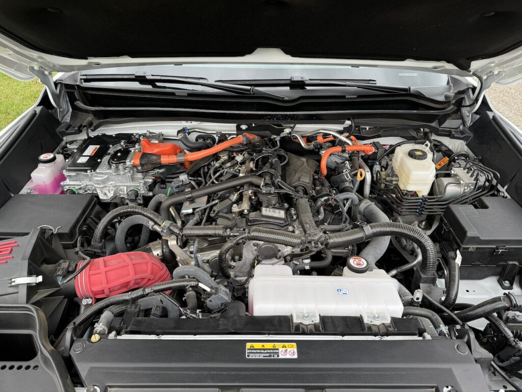 2024 Toyota Tacoma TRD Pro, engine bay. Image by Robin Warner