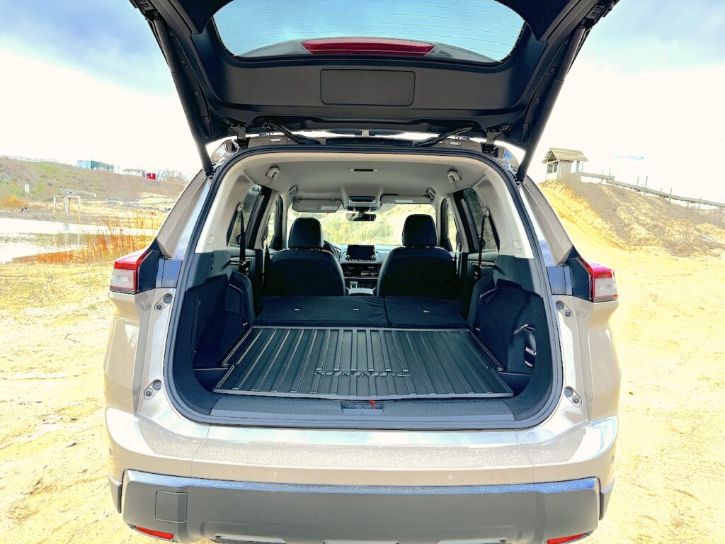 2025 Nissan Rogue Rock Creek, cargo space. Image by Robin Warner