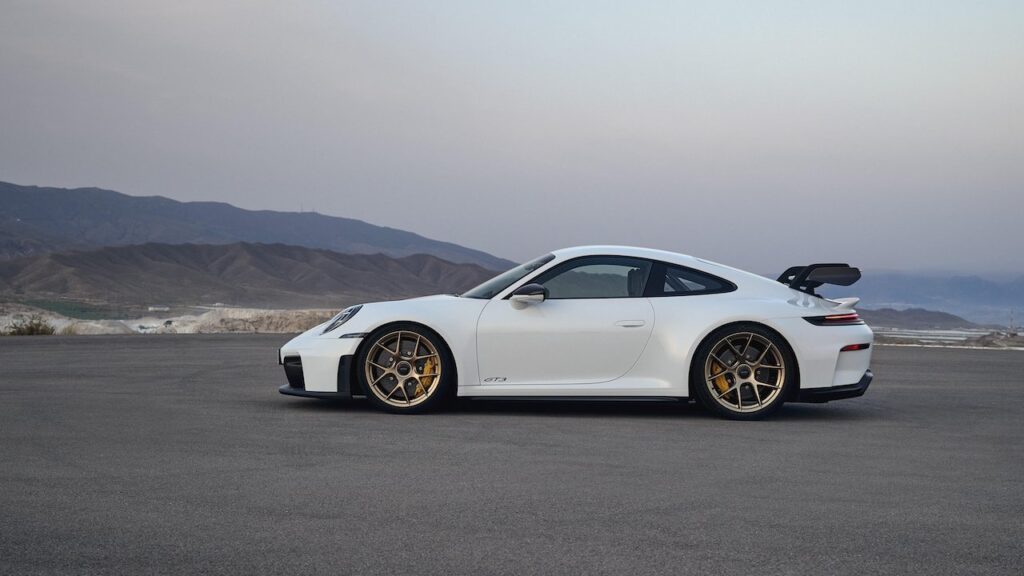 2025 Porsche 911 GT3, in profile. Image courtesy of Porsche.