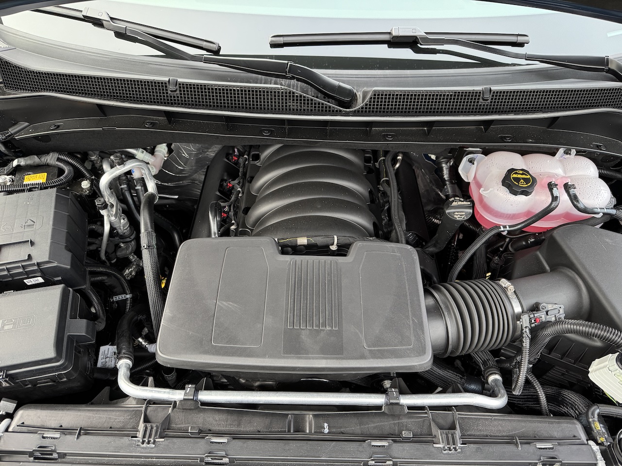 2025 Chevrolet Tahoe High Country. Engine bay. Image by Robin Warner