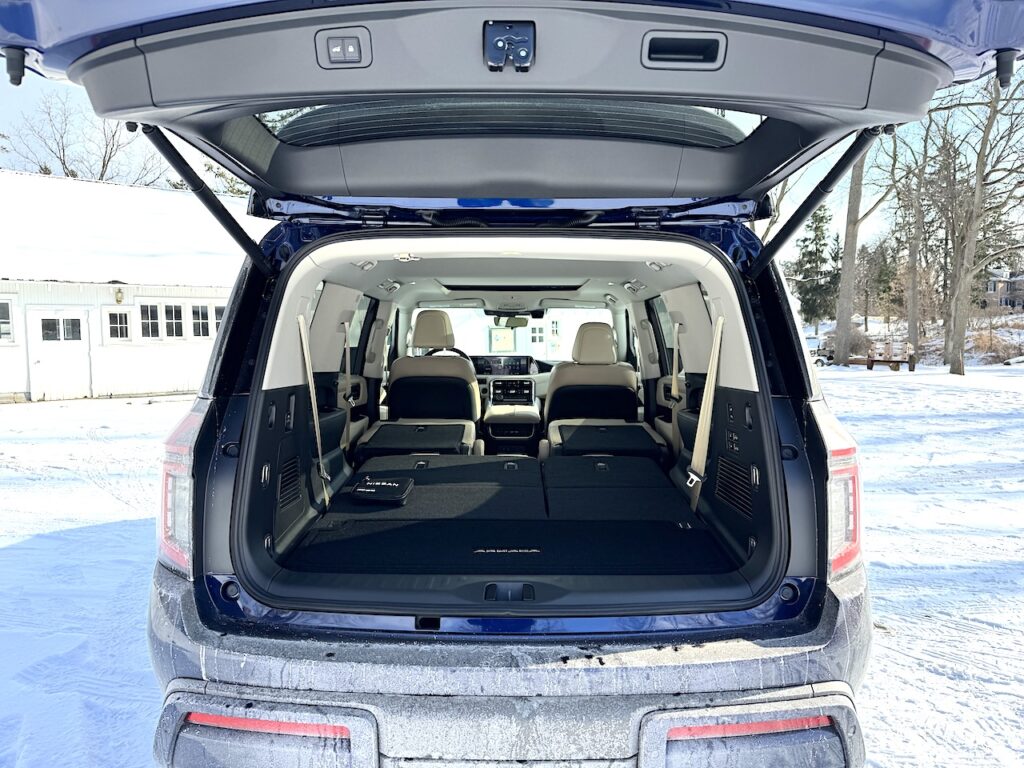 2025 Nissan Armada, cargo space. Image by Robin Warner